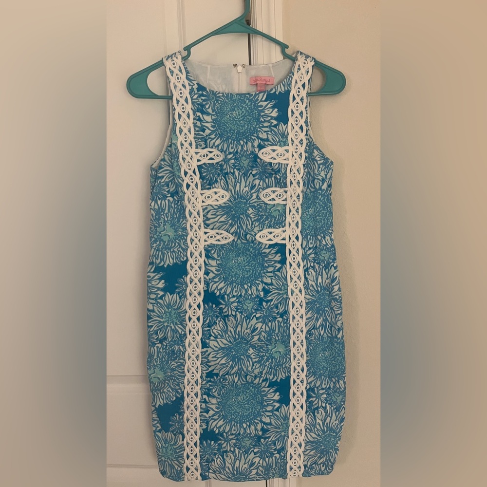 Lilly Pulitzer Floral blue dress